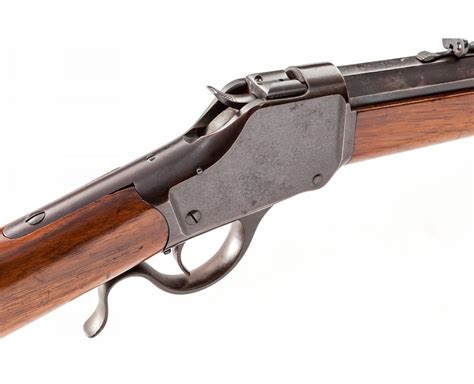 the 30" octagon barrel retains approx 70 of its blue with several spot of. . Winchester 1885 high wall 308